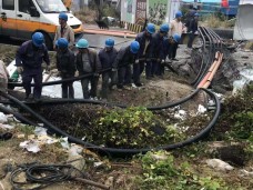 沈巷变8根出线电缆抢修