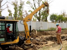 江苏苏州湖东110千伏变电站3号主变扩建工程线路工程顶管部分