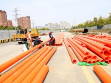 江苏苏州湖东110千伏变电站3号主变扩建工程线路工程顶管部分