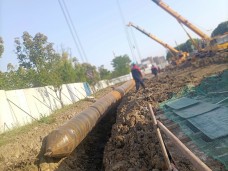 江苏苏州湖东110千伏变电站3号主变扩建工程线路工程顶管部分