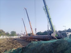 江苏苏州湖东110千伏变电站3号主变扩建工程线路工程顶管部分