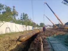 江苏苏州湖东110千伏变电站3号主变扩建工程线路工程顶管部分